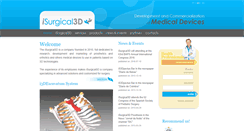 Desktop Screenshot of isurgical3d.com